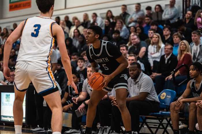 Gahanna Lincoln vs Pickerington Central boys basketball 0217223 Gabe Haferman37